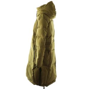 COLE HAAN ゼログランド ロング パッファー フード付き中綿コート L/G カーキ /ES OS