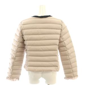 TO BE CHIC ロイカストレッチノーカラー ダウンジャケット 42 スモークピンク /MI OS