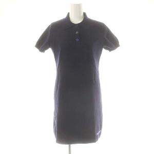 N525C01PF21 ザ テニス ドレス ワンピース ニット ミニ 半袖 S ネイビー /ES OS