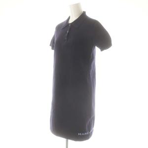 MARC JACOBS N525C01PF21 ザ テニス ドレス ワンピース ニット ミニ 半袖 S ネイビー /ES OS