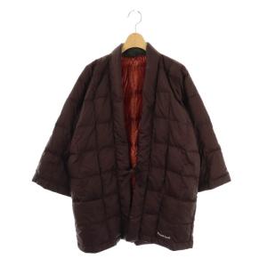 1101494 ダウンハンテン ジャケット S ダークブラウン /ES OS