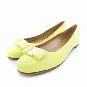 VARINA ヴァリナ バレリーナ フラットシューズ ヴァラリボン 7 黄 イエロー /UO