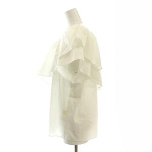 Diagram GRACE CONTINENTAL 25SS フリルオフショルトップ ブラウス 半袖 プルオーバー 36 白 /NR OS