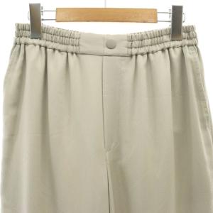 Diagram GRACE CONTINENTAL 25SS チンツサテンパンツ ストレート イージー 36 グレー /NR OS