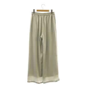 Diagram GRACE CONTINENTAL 25SS チンツサテンパンツ ストレート イージー 38 グレー /NR OS