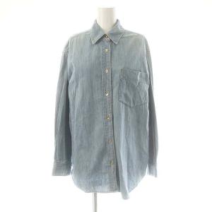 24SS ライトオンスデニムシャツ 長袖 ライトブルー /DF OS