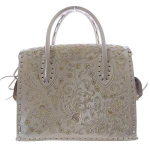 CARVING TRIBES Botanical MS ハンドバッグ トートーバック べージュ /SR21