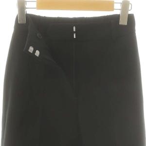 PLST 24AWSTYLE ワイドパンツ センタープレス XS 黒 /MI OS