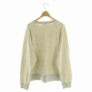 Shinzone STONE WALL SWEAT ストーンウォールスウェット トレーナー 長袖 フロッキーロゴ F ライトグレー