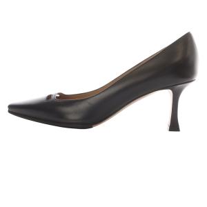 PELLICO VENERE アネッリソレッラ スムース パンプス レザー 36.5 ブラック