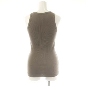 Deuxieme Classe 24SS rib new タンクトップ カットソー コットン カーキ /DO OS