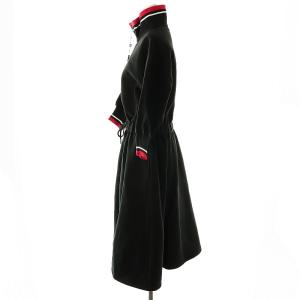 Rady スウェット ジップアップ ワンピース ロング M ブラック /HK OS