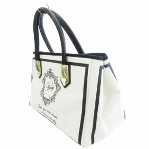 Rady ハンドバッグ ロゴ プリント キャンバス 白 ホワイト /HO