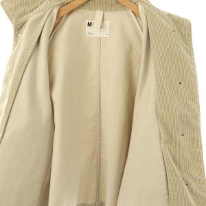 MHL. HEAVY CORDUROY ジャケット コーデュロイ 2 ライトベージュ /DO OS