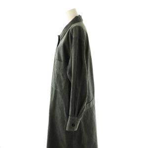 MHL. 24AW DRY COTTON NEEDLECORD ドレス ワンピース ステンカラー コーデュロイ 2