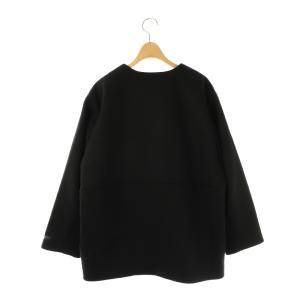 JOURNAL STANDARD relume 24AW スーパーファインメリノコート アウター ノーカラー 38 ブラック /DO OS