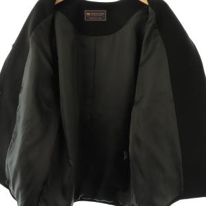 JOURNAL STANDARD relume 24AW スーパーファインメリノコート アウター ノーカラー 38 ブラック /DO OS