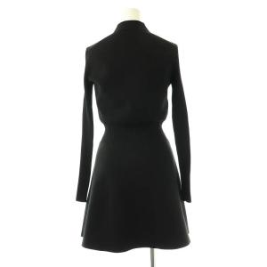TORY BURCH 24年 襟付きニットワンピース XS ブラック