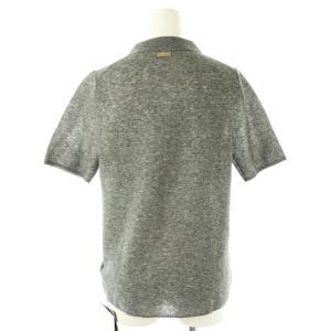 MICA&DEAL マイカ&ディール シアーニットポロシャツ 半袖 F グレー /HK OS SH