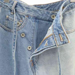 Diagram GRACE CONTINENTAL 23SS ワイドデニムパンツ ジーンズ ボタンフライ 36 青 ブルー /AT OS