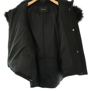 Diagram GRACE CONTINENTAL フードファー付ショートダウン ジャケット ジップアップ 38 ブラック /HK OS