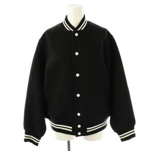 メルトンスタジャン ジャケット ブルゾン 1 ブラック /DF OS