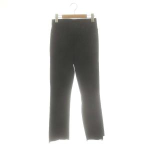 INSIDER CROP STEP FRAY パンツ デニム スリムスキニー 25 ブラック /ES OS