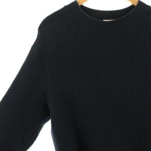 Jackman Waffle Midneck トップス カットソー Tシャツ 長袖 ワッフル M ネイビー /ES OS