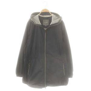 DERVLA ジャケット パーカー ジップアップ ナイロン 42 黒 /NR OS