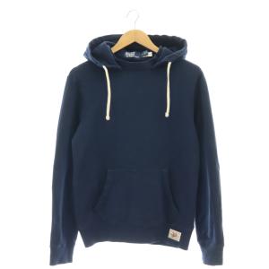 パーカー 長袖 プルオーバー 裏起毛 XS 紺 ネイビー /NR OS