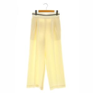 23AW ウールサキソニーパンツ ストレート 36 アイボリー /NR OS