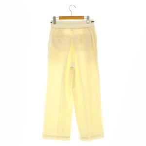 ADORE 23AW ウールサキソニーパンツ ストレート 36 アイボリー /NR OS