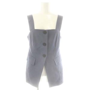 ADORE 24AW セットアップ ハイツイストWクロスワンピース ノースリーブトップス カットソー フレアスカート