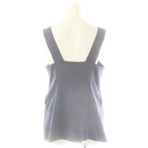 ADORE 24AW セットアップ ハイツイストWクロスワンピース ノースリーブトップス カットソー フレアスカート