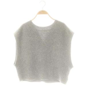 23AW ニットベスト 38 M グレー /SY OS