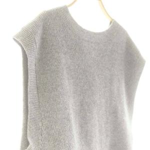 ADORE 23AW ニットベスト 38 M グレー /SY OS