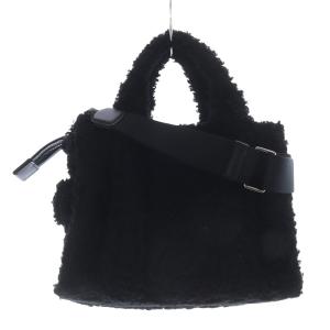 MARC JACOBS THE TEDDY MINI TOTE BAG 2WAYバッグ ショルダーバッグ ハンドバッグ 黒 ブラック