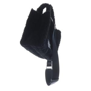 MARC JACOBS THE TEDDY MINI TOTE BAG 2WAYバッグ ショルダーバッグ ハンドバッグ 黒 ブラック