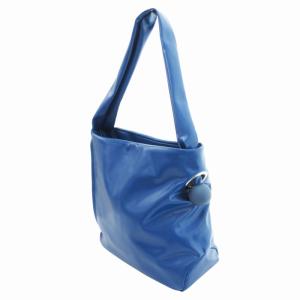zucca 美品 ワンショルダーバッグ フェイクレザー 青 ブルー /HO