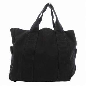 zucca トートバッグ 手提げ キャンバス スナップボタン 黒 ブラック /FF