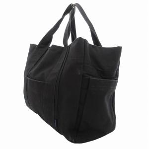 zucca トートバッグ 手提げ キャンバス スナップボタン 黒 ブラック /FF