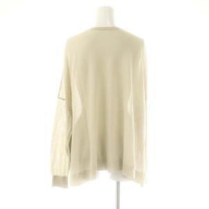 Spick&Span 24SS 2wayウォッシャブルシアーカーディガン ニット 長袖 ベージュ /DO OS