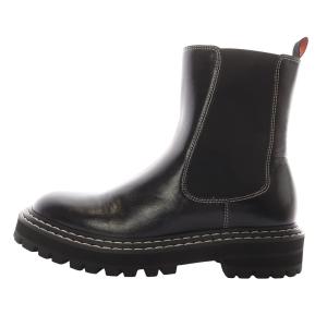CUCU チェルシー ブーツ ショート レザー 36 黒 ブラック /SR6