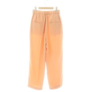 JOURNAL STANDARD L'ESSAGE ウォッシャブルバックサテンワイドパンツ スラックス 38 オレンジ /AT OS