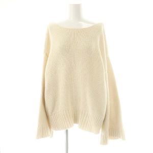 CTN FLARE S/L KNIT ニット セーター アイボリー /DO OS