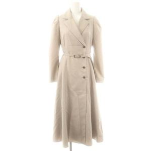 25SS ウエストマーク テーラー ワンピース ロング 1 グレージュ /DF OS