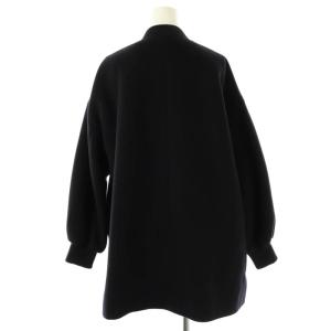 Spick&Span W/NyZIPコート アウター リブ切替 36 ネイビー /ES OS