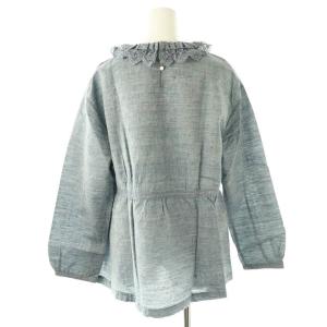 45rpm 藍インドカディdeレースカラーTシャツ 02 グレー