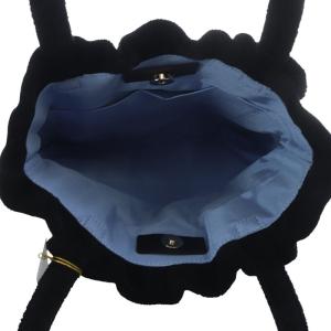 FEILER ユニ シャーリングフラットバッグ ブラック UNI-241508