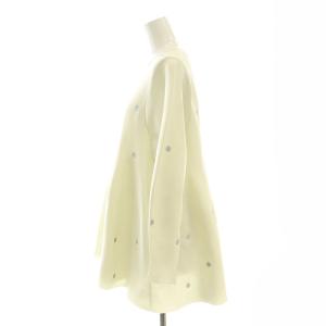カデュネ CADUNE 24SS フレアパンツ ワイドパンツ 38 アイボリー